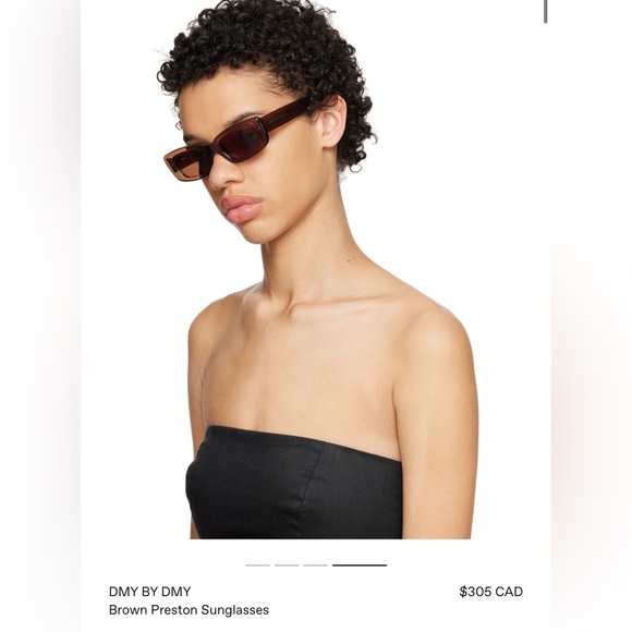 “Preston” Sunglasses DMY BY DMY Orange-Brown | OS - Picture 2 of 5